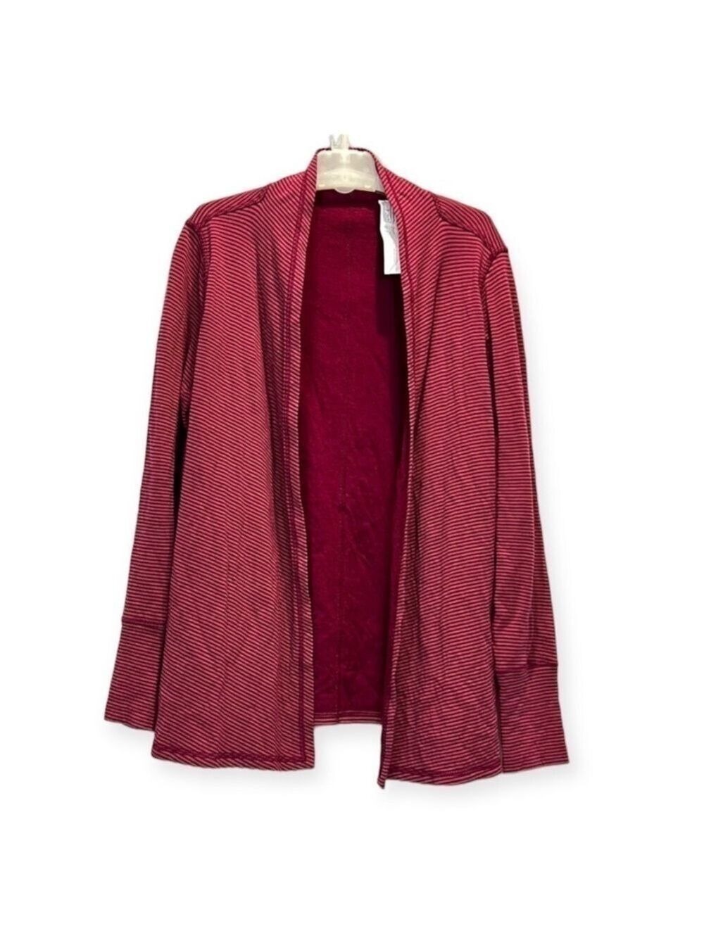 Eddie Bauer Salmon Red 100% Cotton Cardigan Size M